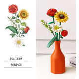 Afobrick LOZ mini block bouquet, view 5