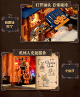 Afobrick Lumibricks 11015 Machinery repair shop, view 4