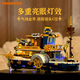 Afobrick Lumibricks 11016 Steampunk Steamship, view 2