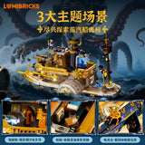 Afobrick Lumibricks 11016 Steampunk Steamship, view 4