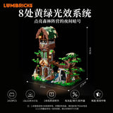 Afobrick Lumibricks 12015 forest outpost, view 4