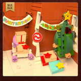 Afobrick Lumibricks 15009 Red brick villa, view 3