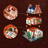 Afobrick Lumibricks 15009 Red brick villa, view 4