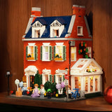 Afobrick Lumibricks 15009 Red brick villa, view 5