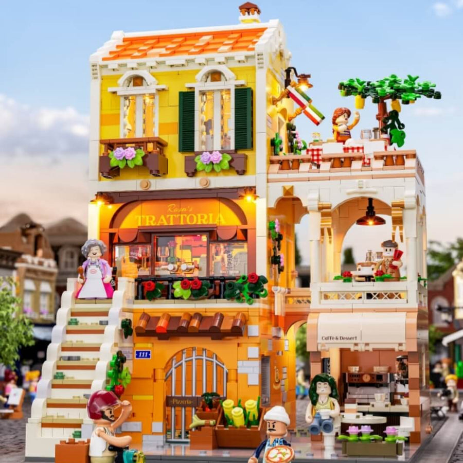 Afobrick Lumibricks 15010 Italian family restaurant