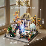 Afobrick Lumibricks 15012 Street corner garden, view 6