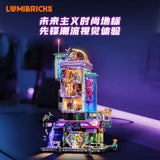 Afobrick Lumibricks 17007 Cyberpunk Fashion Store, view 4