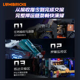 Afobrick Lumibricks 17008 Cyberpunk Escort Vehicle, view 3