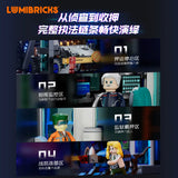 Afobrick Lumibricks 17009 Cyberpunk Police Department, view 2