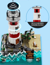 Afobrick Lumibricks 18007 shoreline lighthouse, view 2