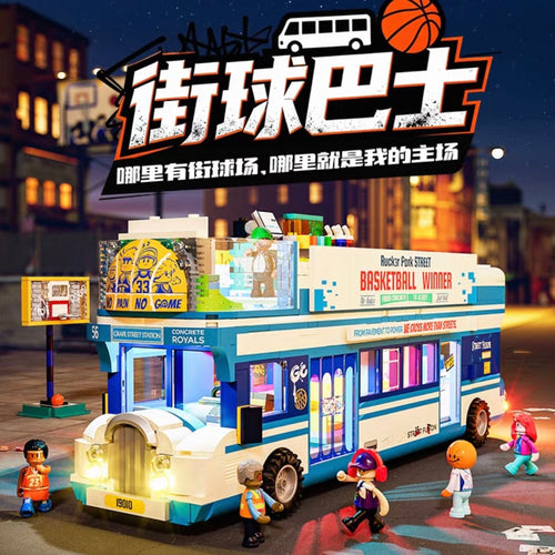 Afobrick Lumibricks 19010 Streetball Bus