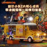 Afobrick Lumibricks 19013 Graffiti Team, view 3