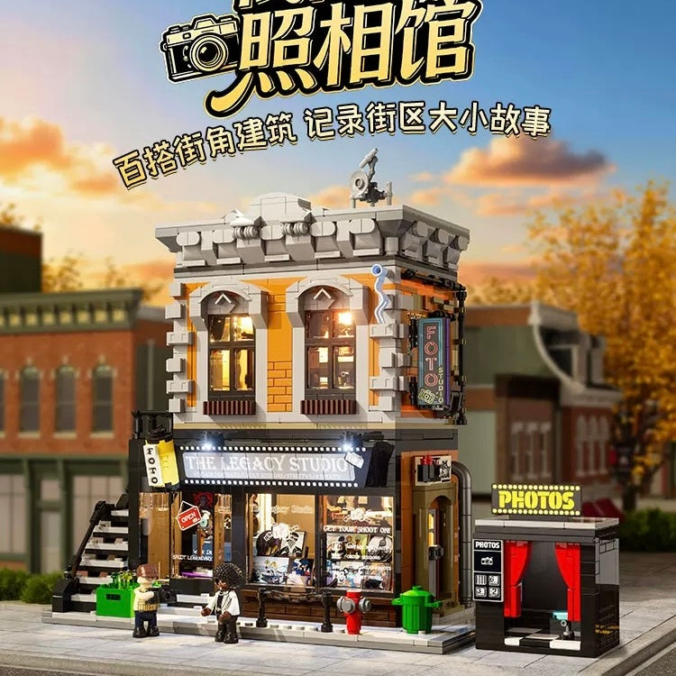 Afobrick Lumibricks 19016 Street corner photo studio