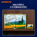 Afobrick Lumibricks 21001 Wheat Field with Cypresses, view 2