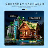 Afobrick Lumibricks Funwhole L9083 Waterfall Cottage, view 3