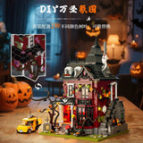 Afobrick Lumibricks L9092 Halloween haunted house, view 5