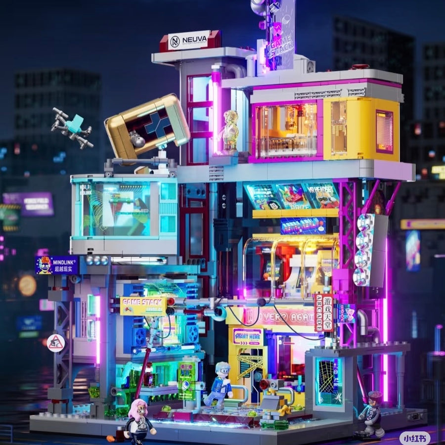 Afobrick Lumibricks L9095 Cyberpunk Game Stack