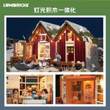 Afobrick Lumibricks L9096 Lcelandic Hut, view 2