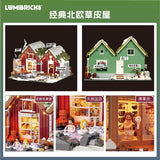 Afobrick Lumibricks L9096 Lcelandic Hut, view 3