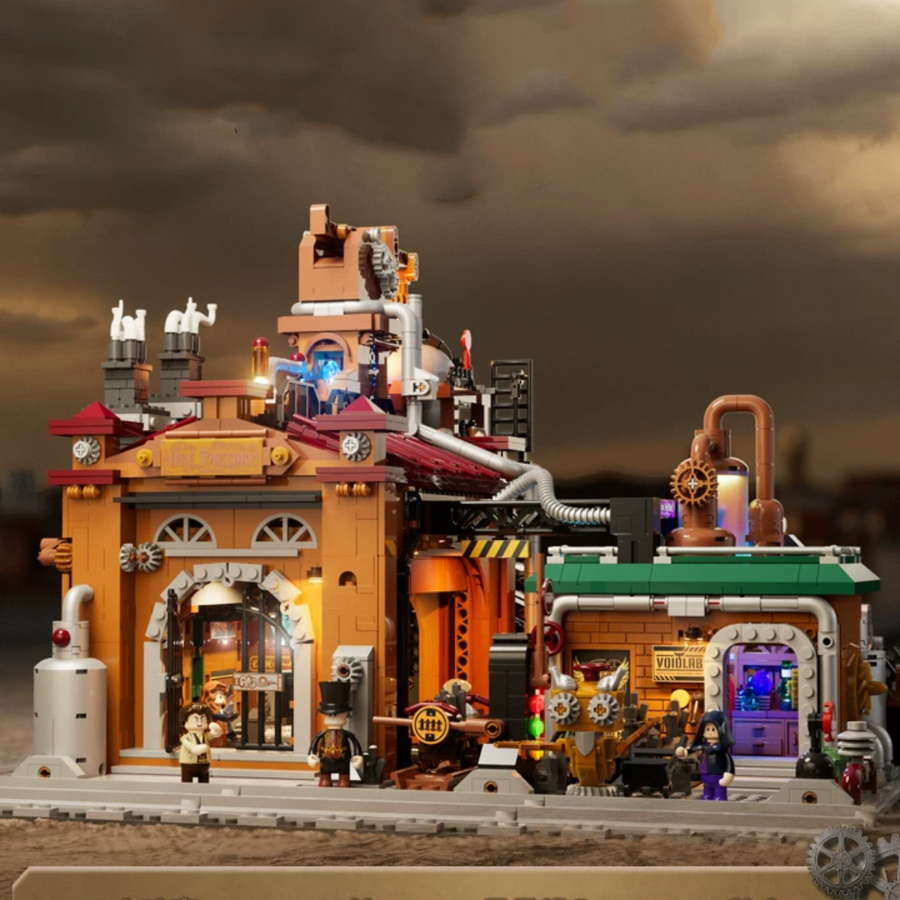 Afobrick Lumibricks L9101 Steampunk Ore Factory