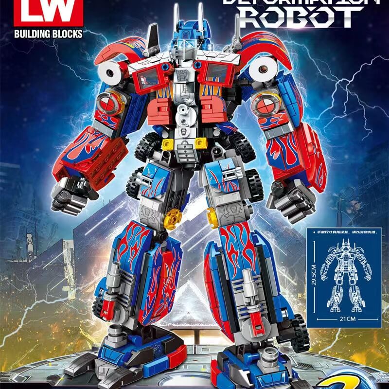 Afobrick LW Bricks Deformable 2 in 1 Optimus Prime