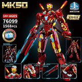 Afobrick LY BLOCK 76099 Iron Man MK50, view 4