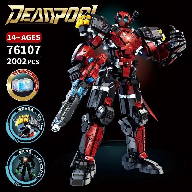 Afobrick LY BLOCK 76107 Deadpool Mecha