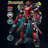 Afobrick LY BLOCK 76107 Deadpool Mecha, view 5
