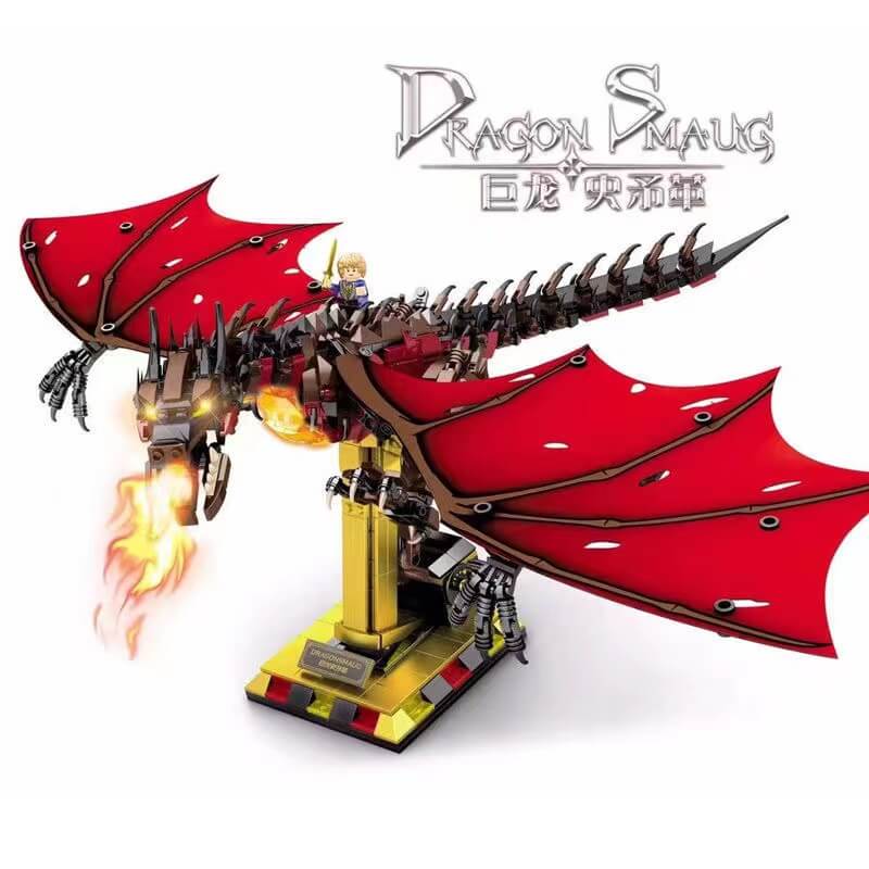 Afobrick MEIJI BLOCK 13003 Dragon Smaug 1359pcs