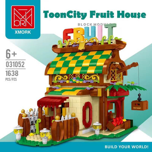 Afobrick MORK MODEL 031052 ToonCity Fruit House 1638pcs