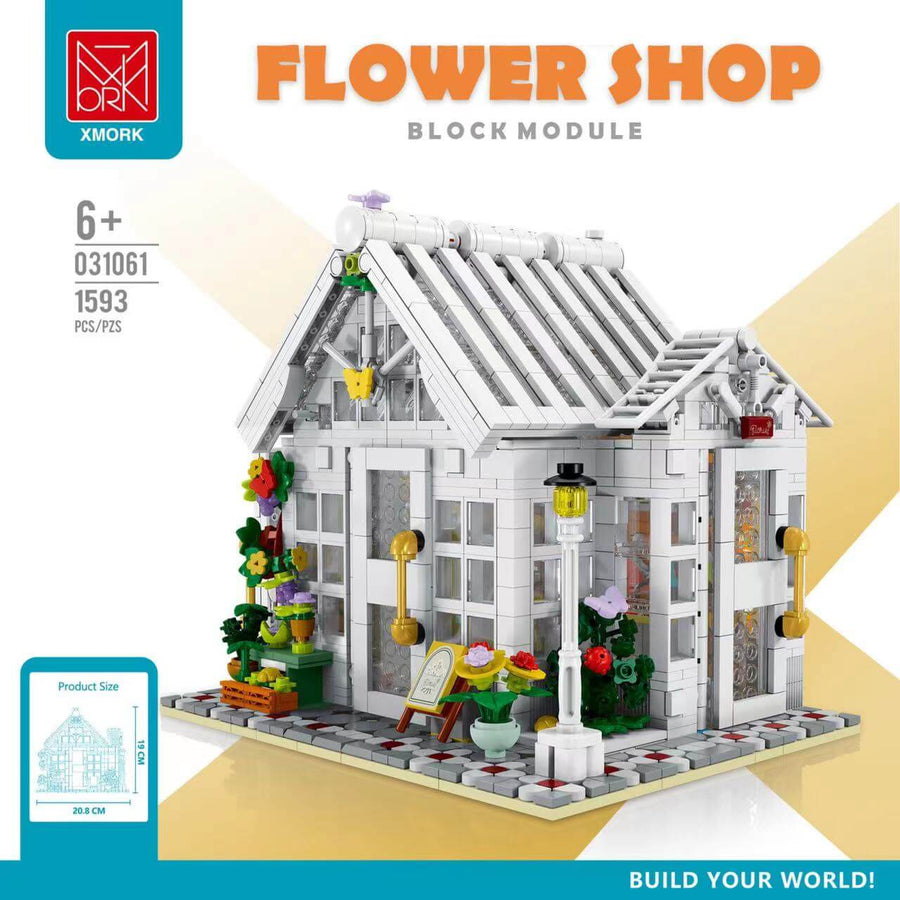 Afobrick MORK MODEL 031061 Flower Shop