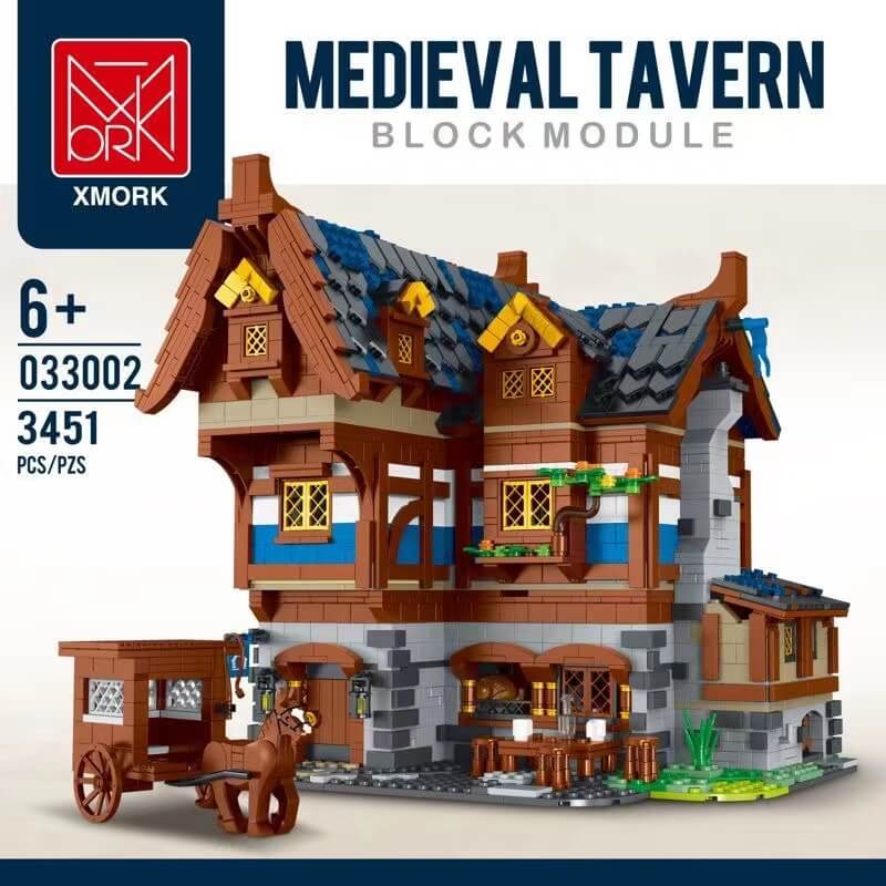 Afobrick MORK MODEL 033002 Medieval Tavern