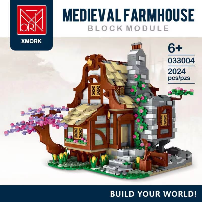 Afobrick MORK MODEL 033004 Medieval Farmhouse 1891pcs