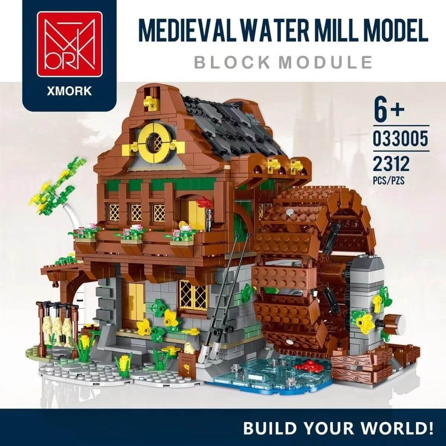 Afobrick Mork Model 033005 MEDIEVAL WATERMILL