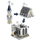 Afobrick MORK MODEL 033006 Medieval City Church 4752pcs, view 2