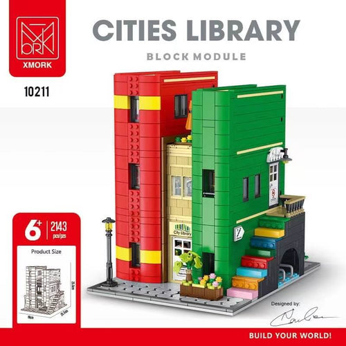 Afobrick Mork Model 10211 Cities Library