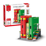 Afobrick Mork Model 10211 Cities Library, view 4