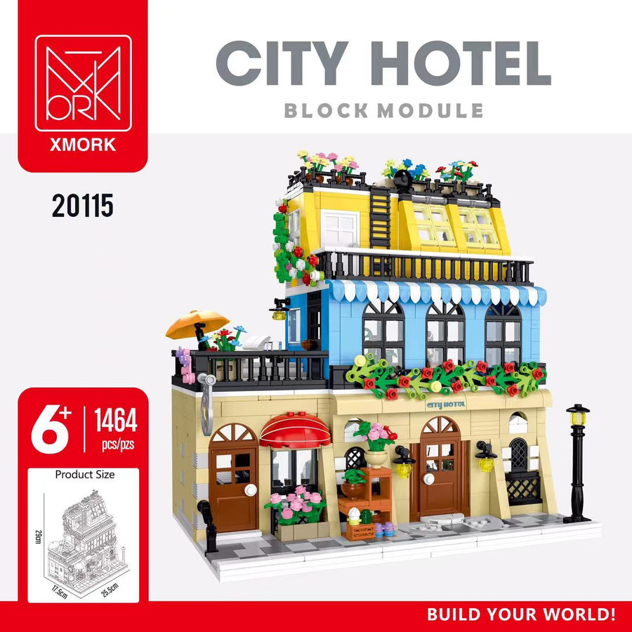 Afobrick Mork Model 20115 City Hotel Block Module