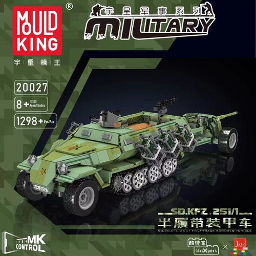 Afobrick Mould King 20027 Sd.Kfz. 251 Half-Track RC