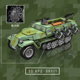 Afobrick Mould King 20027 Sd.Kfz. 251 Half-Track RC, view 3