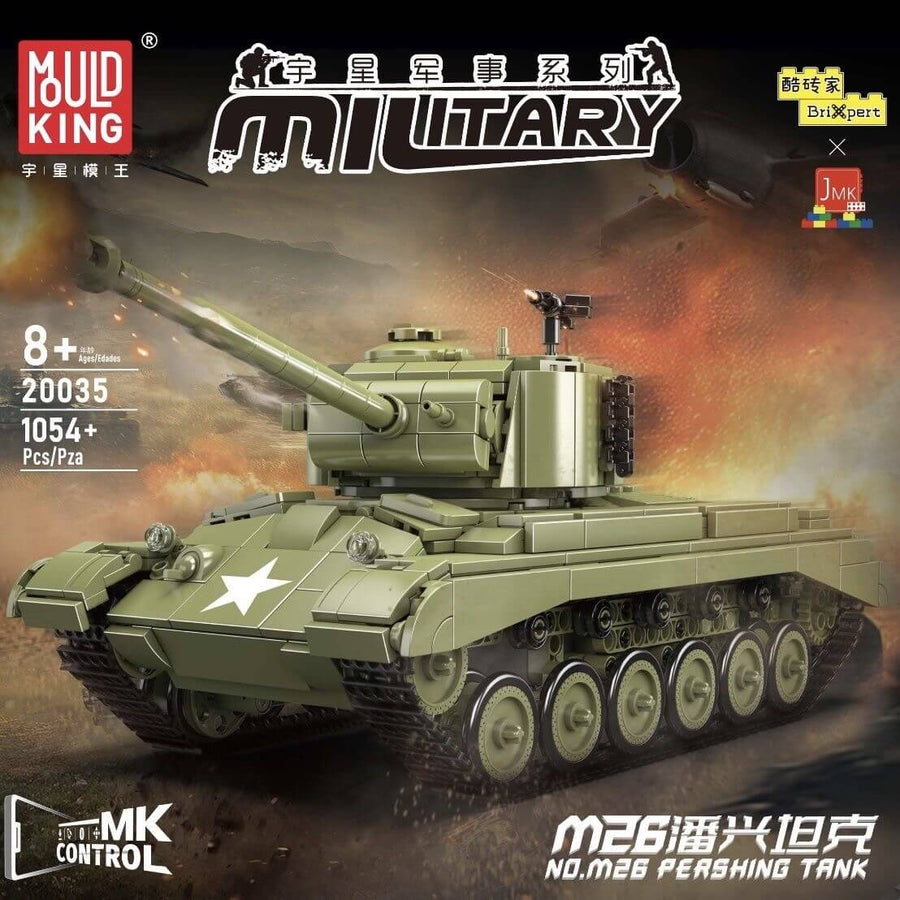 Afobrick Mould King 20035 M26 Pershing Tank