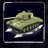 Afobrick Mould King 20035 M26 Pershing Tank, view 6