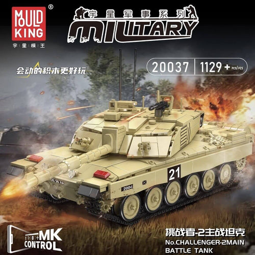 Afobrick Mould King 20037 Challenger 2 Main Battle Tank