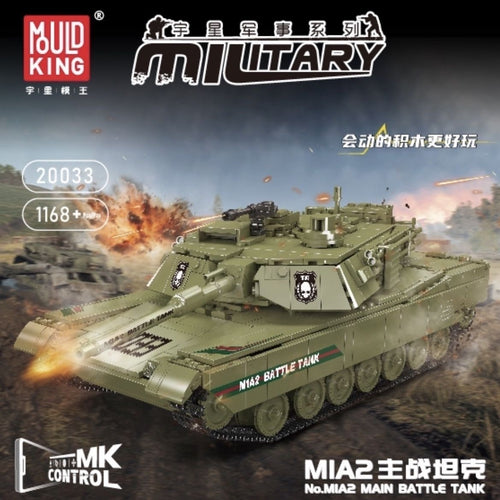 Afobrick Mould King M1A2 Main Battle Tank RC