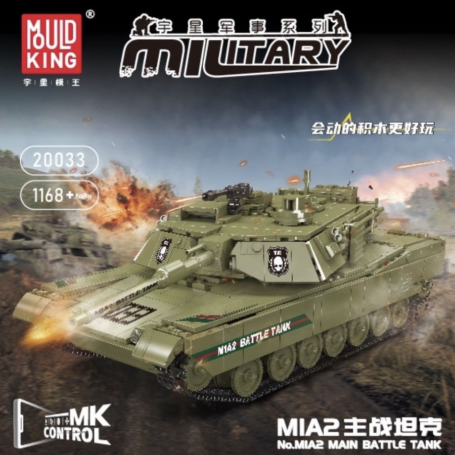 Afobrick Mould King M1A2 Main Battle Tank RC