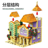 Afobrick MOYU BLOCK MY82001 Holiday Inn Houses in Barqa 2948pcs, view 3