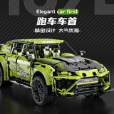 Afobrick MOYU BLOCK MY88010 Lamborghini URUS Big Cow Green, view 3