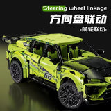 Afobrick MOYU BLOCK MY88010 Lamborghini URUS Big Cow Green, view 4