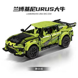 Afobrick MOYU BLOCK MY88010 Lamborghini URUS Big Cow Green, view 6