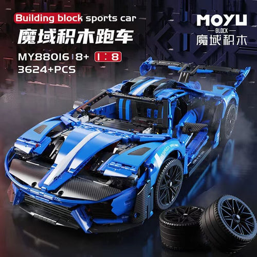 Afobrick MOYU BLOCK MY88016 Ford GT Le Mansory 3624pcs